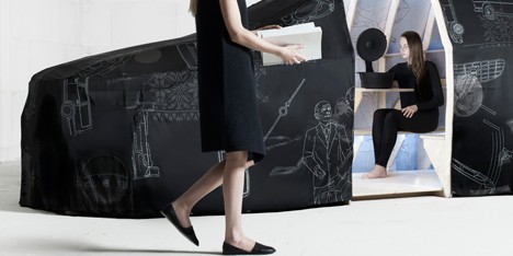 Van Eijk & Van der Lubbe's driverless fabric car concept for Volvo