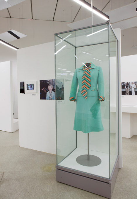 Women Fashion Power exhibition at the Design Museum designed by Zaha Hadid