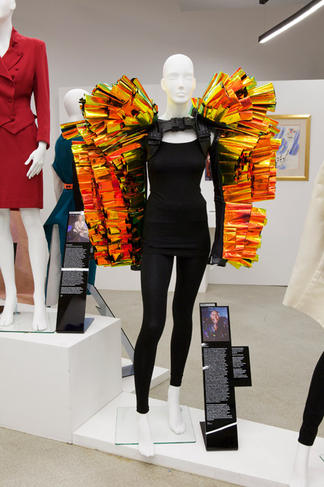Women Fashion Power exhibition at the Design Museum designed by Zaha Hadid