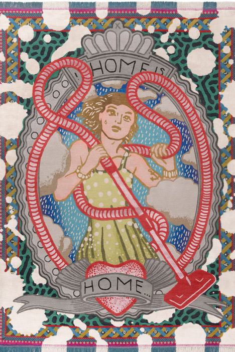 Dutch Landscape Rug by Edwin Vollebergh