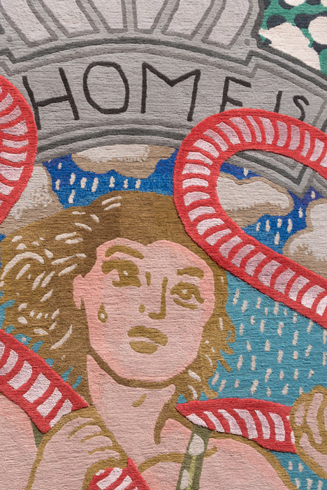 Dutch Landscape Rug by Edwin Vollebergh