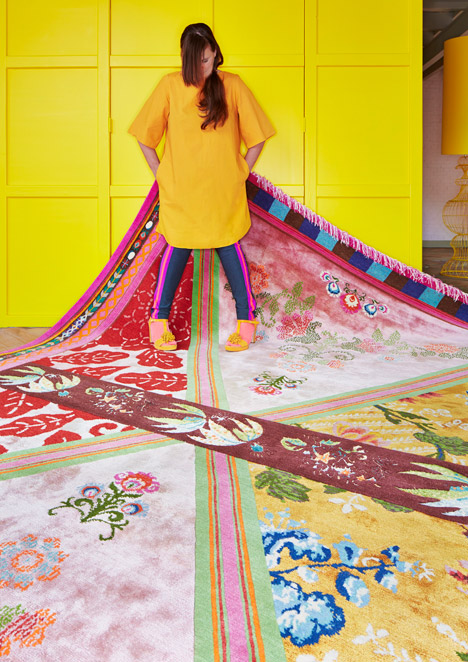 Dutch Landscape Rug by Petra Janssen