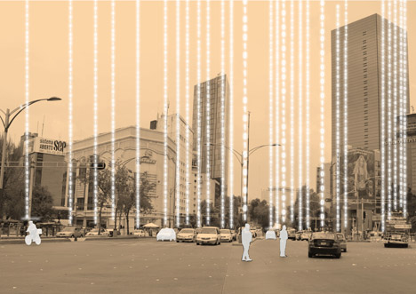 Team Mexico City's winning concept for Audi Urban Future Award 2014