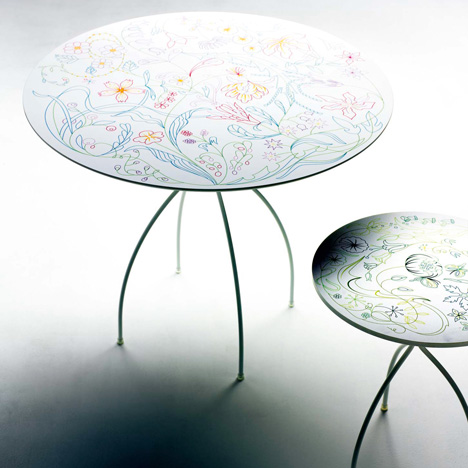 Bon Bon tables by Tord Boontje for Moroso