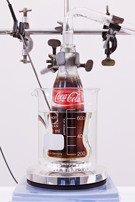 The Real Thing Coca Cola distillation machine by Helmut Smits