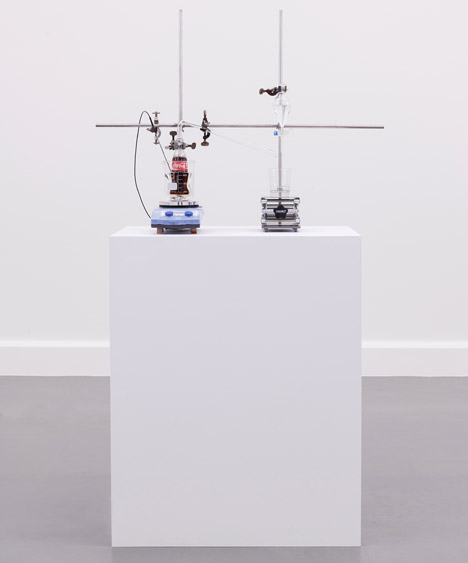 The Real Thing Coca Cola distillation machine by Helmut Smits
