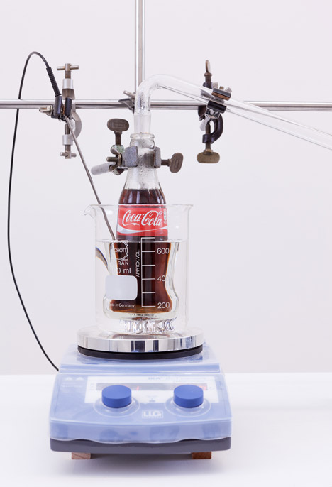 The Real Thing Coca Cola distillation machine by Helmut Smits