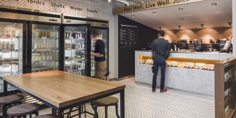 Cold Press Juice Bar by Jump Studios