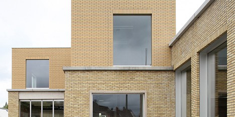 Cultural Center in Bissegem by Urbain Architectencollectief