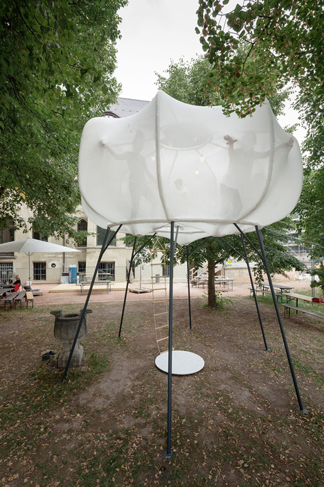 Cumulus installation by Burg Giebichenstein University of Art and Design graduates