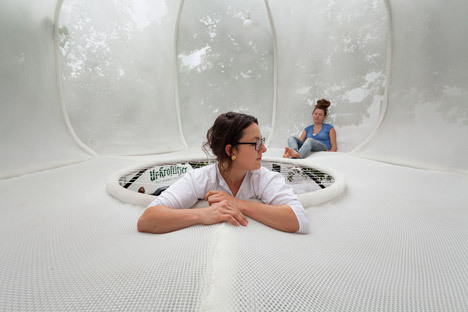 Cumulus installation by Burg Giebichenstein University of Art and Design graduates