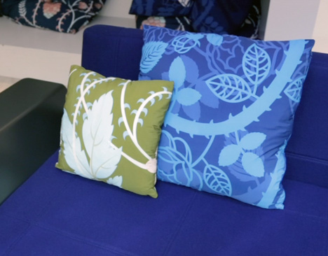Decorative cushions by Tord Boontje for Moroso