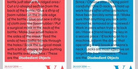 Disobedient Objects posters