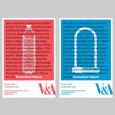 Disobedient Objects posters
