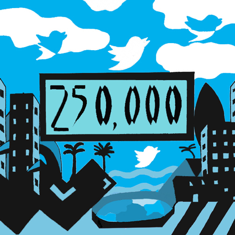 Dezeen has reached 250k Twitter followers!