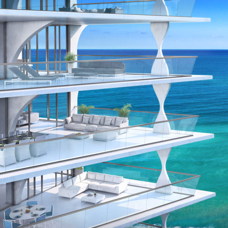 Jade Signature residential tower by Herzog & de Meuron