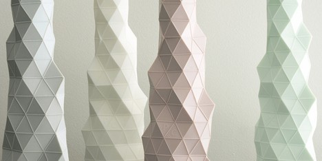 Faceture bud vase/candleholder