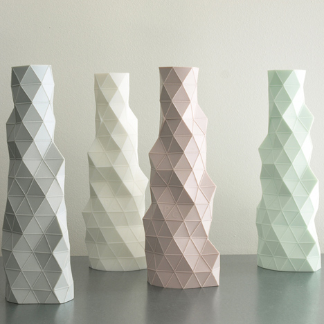 Faceture bud vase/candleholder