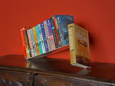 Fiction bookstand by Sebastian Bergne