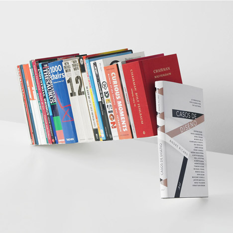Fiction bookstand by Sebastian Bergne