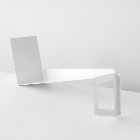 Fiction bookstand by Sebastian Bergne