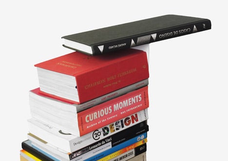 Fiction bookstand by Sebastian Bergne