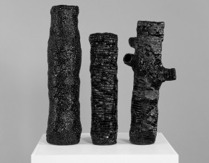 From Insects vases made from propolis by Marlene Huissoud