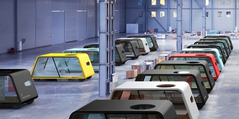 Slow becomes fast concept vehicle by IDEO