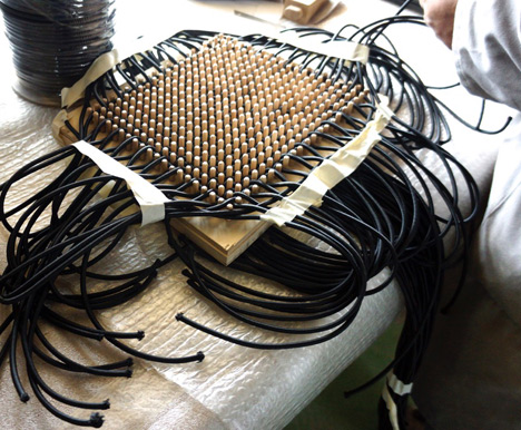 Loom Collection is made using woven cord