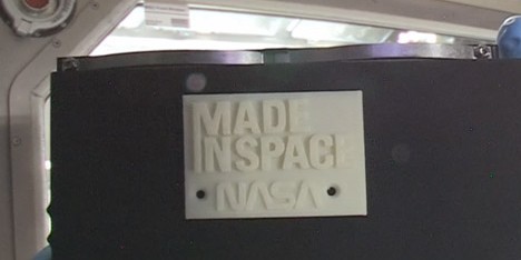 NASA 3D prints aboard the International Space Station