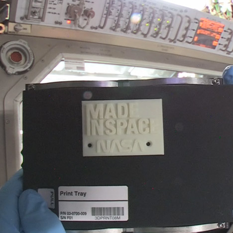 NASA 3D prints aboard the International Space Station
