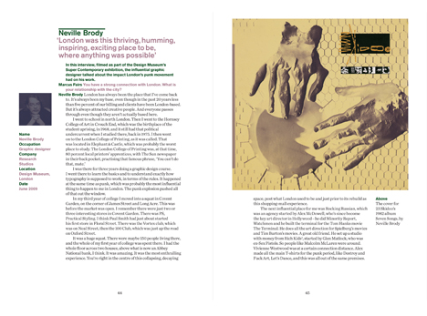 Nevill Brody is one of 45 designers and architects featured in Dezeen Book of Interviews