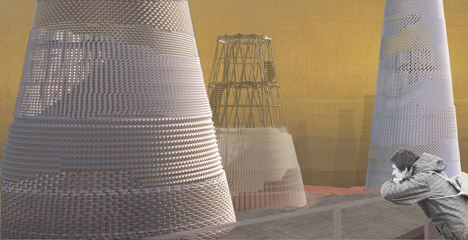 Pottery towers refurbishment proposal by Olivia Wright