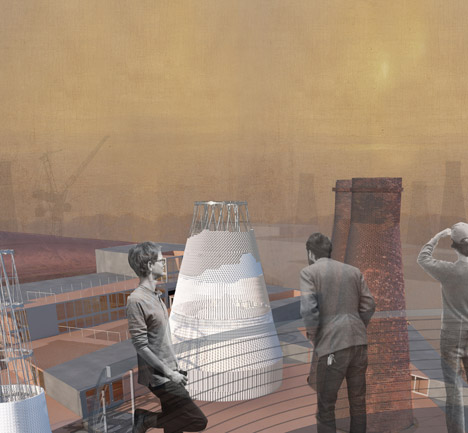 Pottery towers refurbishment proposal by Olivia Wright