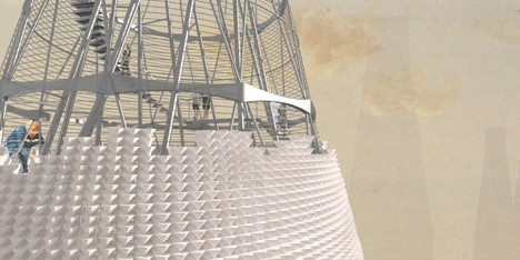 Pottery towers refurbishment proposal by Olivia Wright