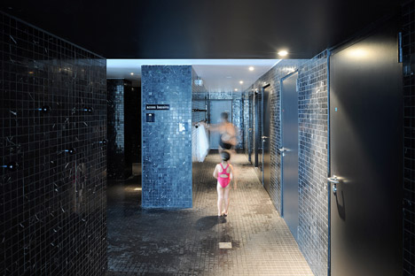 Restructuring and extension of swimming pool in Bagneux by Dominique Coulon et associés