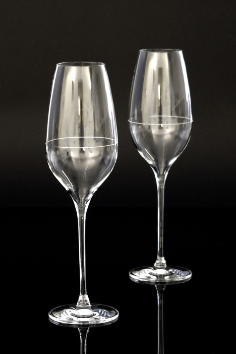 Richard Juhlin Optimum champagne glass by Claesson Koivisto Rune