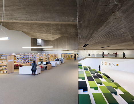 Seinäjoki Public Library and Provincial Library, Apila by JKMM Arkkitehdit