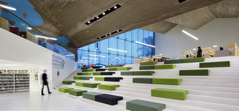 Seinäjoki Public Library and Provincial Library, Apila by JKMM Arkkitehdit
