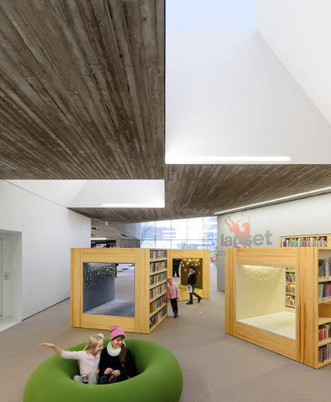 Seinäjoki Public Library and Provincial Library, Apila by JKMM Arkkitehdit