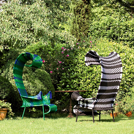 Shadowy armchairs by Tord Boontje for Moroso