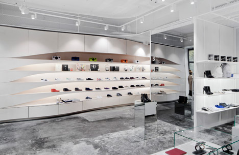 YME Universe concept store in Oslo by Snøhetta
