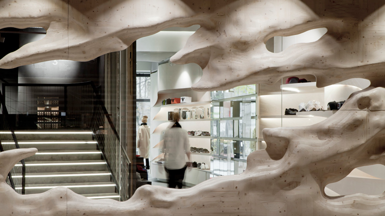 YME Universe concept store in Oslo by Snøhetta