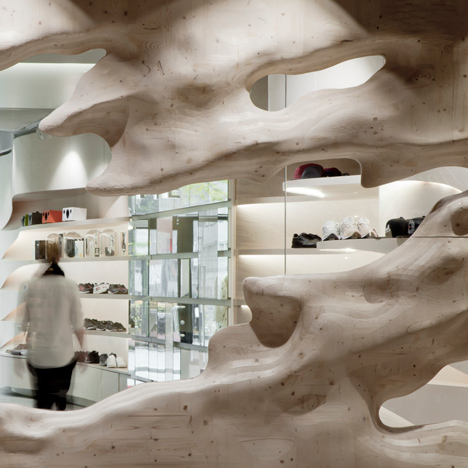 YME Universe concept store in Oslo by Snøhetta