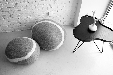 Stone Poufs by Fivetimesone