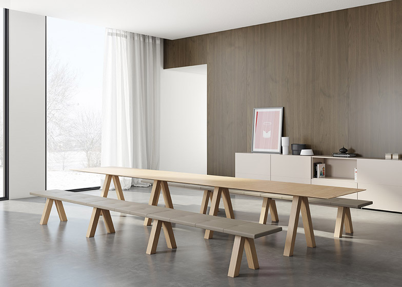 Trestle table by John Pawson