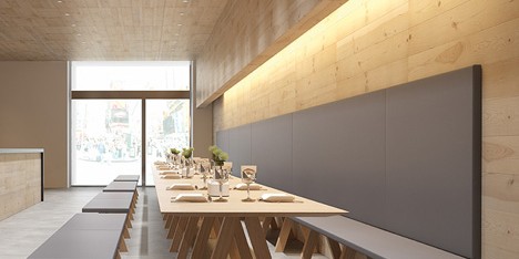 Trestle table by John Pawson