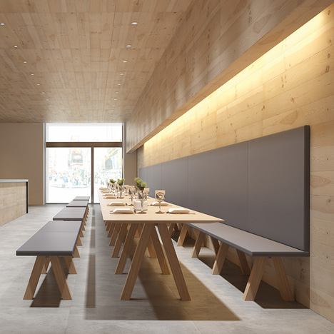 Trestle table by John Pawson