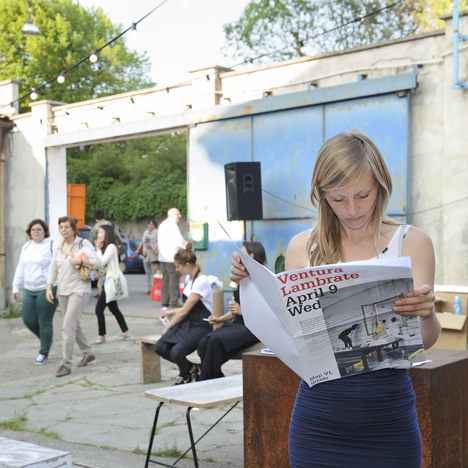 Courtyard, Ventura Lambrate 2014, photograph by Ilco Kemmere Courtyard, Ventura Lambrate 2014, photograph by Ilco Kemmere