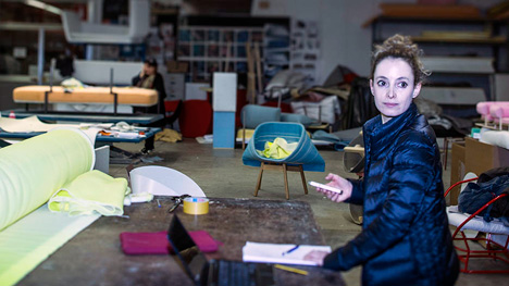 Yael Mer of Raw Edges at Moroso Factory
